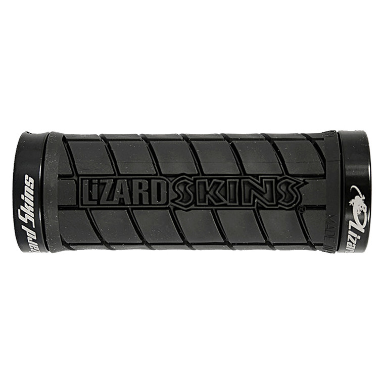 LIZARD SKINS GRIPS LIZARD LOGO LOCK-ON SHORTY BLK 90mm BKclamp LOSDS100