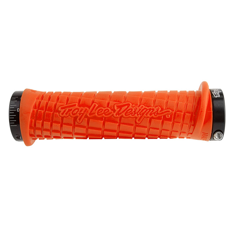 ODI GRIPS ODI LOCKON BONUS MTN TROY LEE OR/BK w/CLAMP D30TLO-B