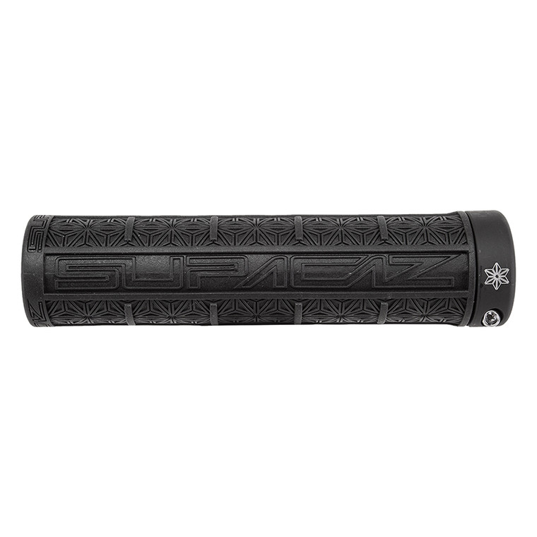 SUPACAZ GRIPS SUPACAZ LOCKON GRIZIPS 135mm BK/BK GR-10