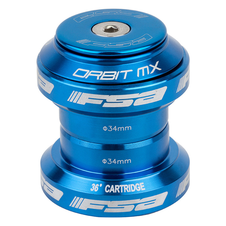 FULL SPEED AHEAD HEADSET FSA TDLS ORBIT MX 1-1/8CART BU 101-0505-BLUE