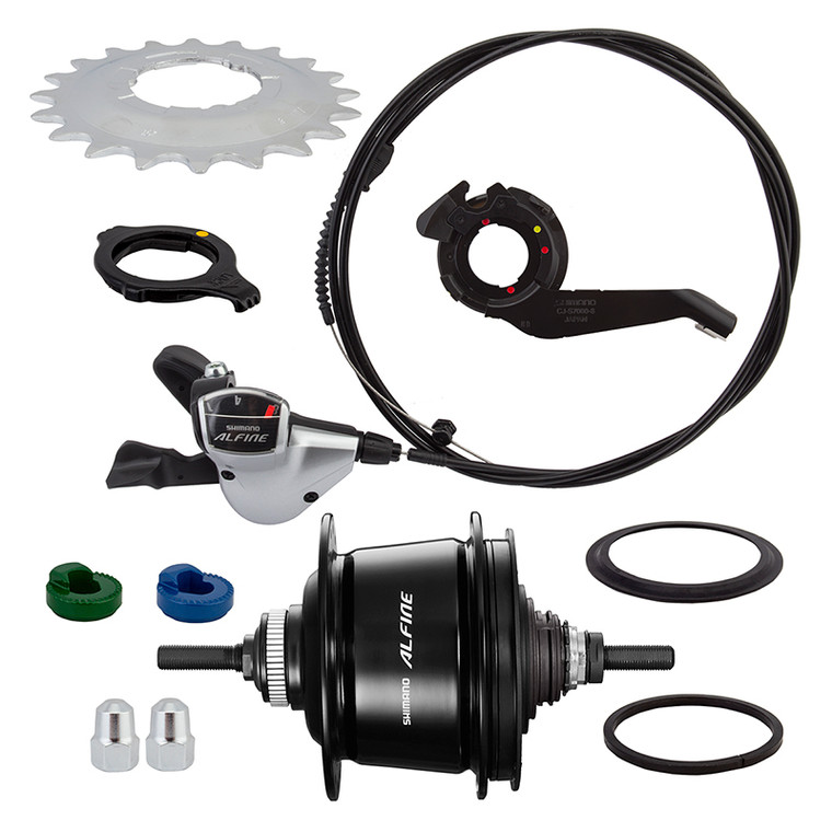 SHIMANO HUB KIT ALFINE 8s SG-S7001 CL 36 BK w/SL-7000-1560mm