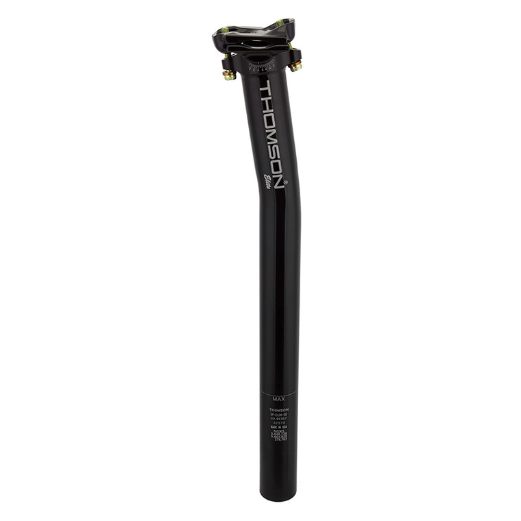 THOMSON SEATPOST THOM 30.9 367mm-BK 16mm SETBACK SP-E128SB-BK