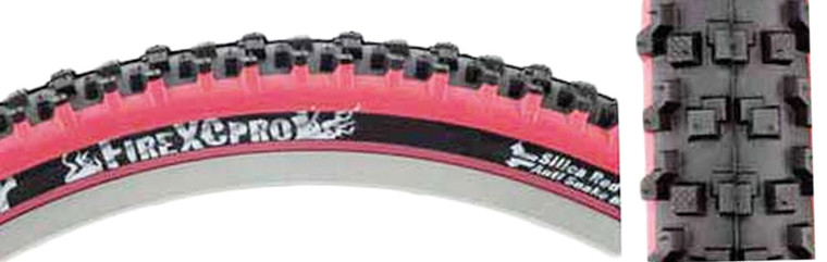 PANARACER TIRES PAN FIRE XC PRO 26x2.1 FOLD TUBLS BK/RD RF2621TC-FIRE