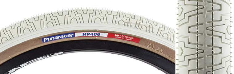 PANARACER TIRES PAN HP406 20x1.75 WIRE WH/SK AH406-HP-LX-W