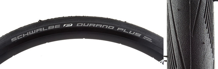SCHWALBE TIRES SCHWALBE DURANO PLUS PERF TWIN SMARTGUARD 700x23 BK/BK DUAL WIRE 11100912