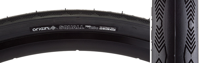 ORIGIN8 TIRES OR8 SQUALL 700x28 WIRE BELT BK/BK