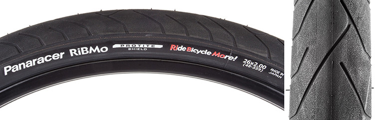 PANARACER TIRES PAN RiBMO PROTITE 26x2.0 WIRE BK/BLK AH2620PS-RB-B2