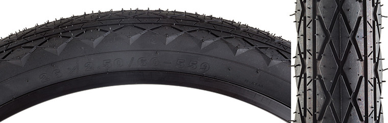 SUNLITE TIRES SUNLT 26x2.5 BK/BK REV WIRE