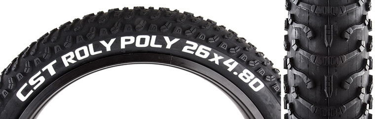 CST PREMIUM TIRES CSTP ROLY POLY 26x4.8 BK/BK WIRE SC TB72666000