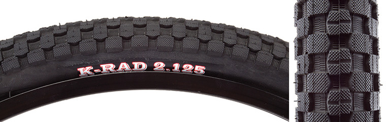 KENDA TIRES KEN K-RAD SPORT 20x2.125 BK/BK SRC/60 WIRE 65psi 212067