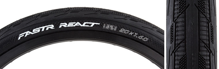 TIOGA TIRES TIOGA FASTR REACT BLK LBL 20x1.6 FOLD BK R9ZA2153