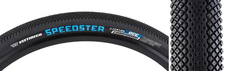 VEE TIRE & RUBBER TIRES VEE SPEEDSTER 27.5x1.95 BK/BK FOLD/120/TLR/DCC/B-PROOF E25 B316313