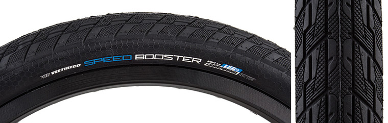 VEE TIRE & RUBBER TIRES VEE SPEEDBOOSTER 20x1-3/8 BK/BK FOLD/90/LSG+ B41106