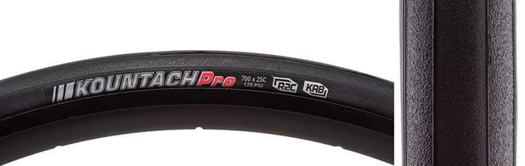 KENDA TIRES KEN KOUNTACH PRO 700x25 BK/BK/REF-HP R2C/ICB/120 FOLD 125psi 214844