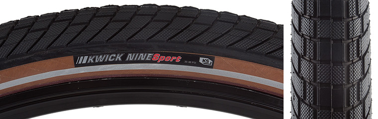 KENDA TIRES KEN KWICK NINE SPORT 29x2.0 BK/SKN/REF SRC/KS/60 WIRE 80psi E25 212236