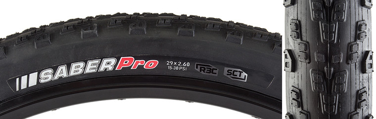 KENDA TIRES KEN SABER PRO 29x2.6 BK/BK R3C/KSCT/TLR FOLD 30psi 212328