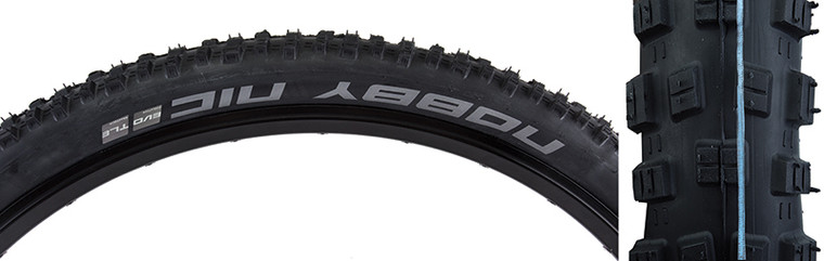 SCHWALBE TIRES SCHWALBE NOBBY NIC EVO SS 27.5x2.25 BK/BSK ADDIX SP-GRIP E25 TLR FOLD 11600666.01