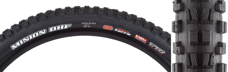 MAXXIS TIRES MAX MINION DHF 29x2.6 BK FOLD/120 TERRA/EXO+/TR/WT TB00096400