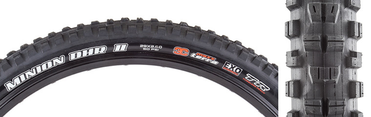 MAXXIS TIRES MAX MINION DHR II 29x2.6 BK FOLD/60 TERRA/EXO/TR/WT TB00073100