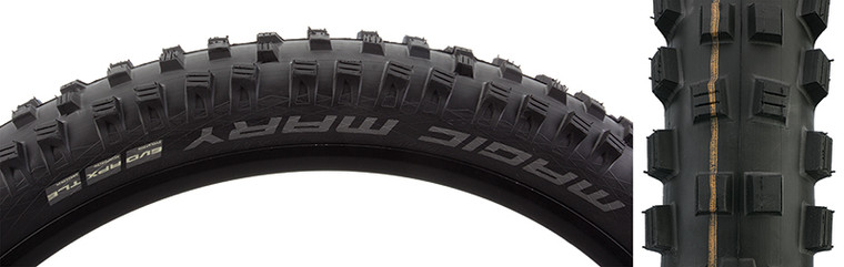 SCHWALBE TIRES SCHWALBE MAGIC MARY EVO SS 29x2.35 BK/BSK ADDIX SOFT E25 TLR FOLD 11600616.02