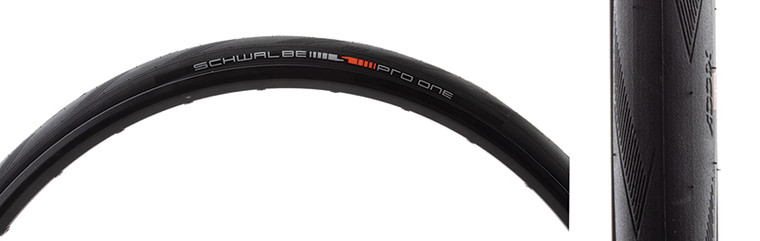 SCHWALBE TIRES SCHWALBE PRO ONE EVO 700x28 V-GUARD BK/BSK ADDIX RACE TLE FOLD 11653975