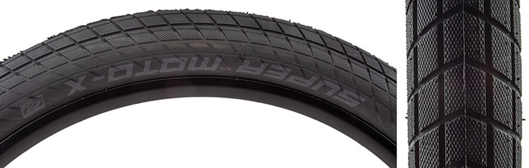 SCHWALBE TIRES SCHWALBE SUPER MOTO-X PERF SS GREENGUARD 20x2.4 BK/REF DUAL E50 WIRE 11101327.01