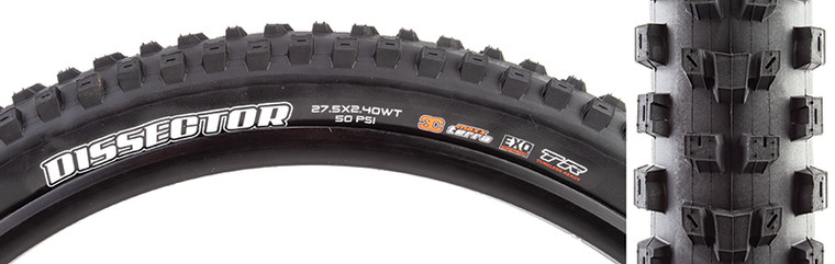 MAXXIS TIRES MAX DISSECTOR 27.5x2.4 BK FOLD/60 3CT/EXO/TR TB00231000