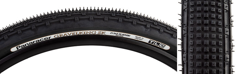 PANARACER TIRES PAN GRAVEL KING SK 27.5x2.1 (650Bx53) TBLS BK FOLD RF650B53-GKSK-B