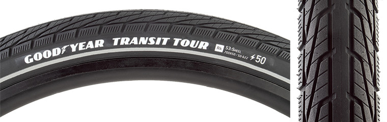 GOODYEAR TIRES GOODYEAR TRANSIT TOUR S3 700x50 BK WIRE RFL/DYC/E50 GR.007.50.622.V002.R