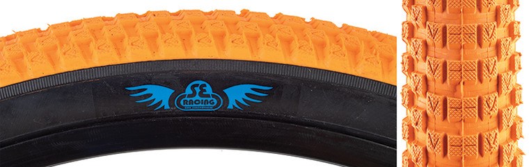 SE BIKES TIRES SE BIKES CUB 24x2.0 OR/BK WIRE/27/MPC 4749