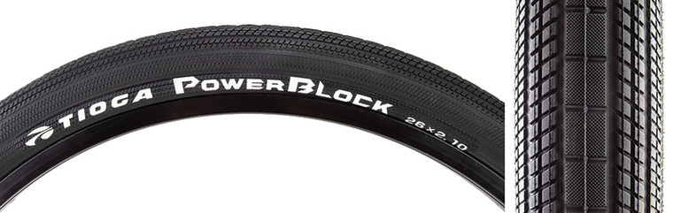 TIOGA TIRES TIOGA POWERBLOCK 26x2.1 WIRE/60 BK R9ZA1046