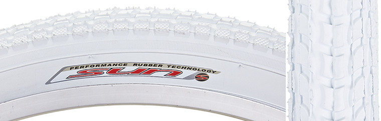 SUNLITE TIRES SUNLT 26x2.125 WH/WH CRUISER K927w/SUN LOGO KOMFORT WIRE