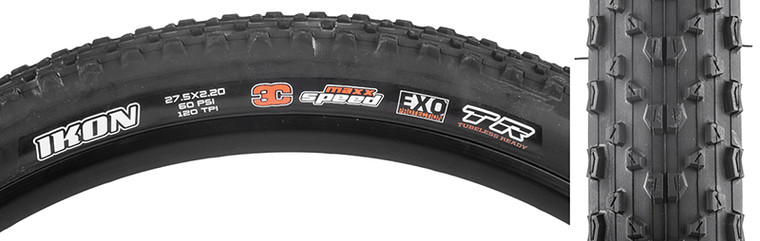 MAXXIS TIRES MAX IKON 27.5x2.2 BK FOLD/120 3C/EXO/TR TB85919000