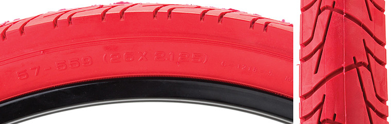 SUNLITE TIRES SUNLT 26x2.125 CST1218 RD/RED CITY WIRE