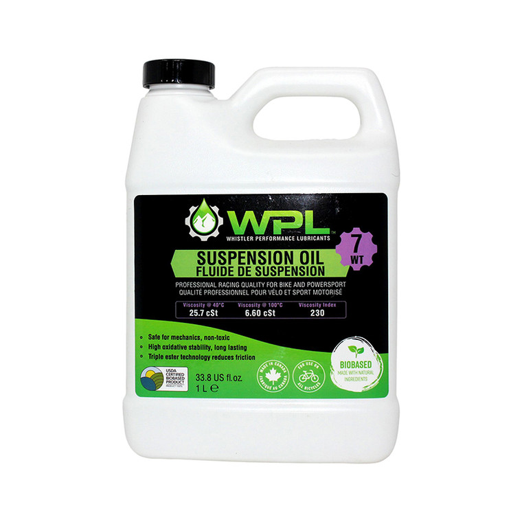 WHISTLER PERFORMANCE SHOCK OIL WHISTLER WPL 7wt 1L SUSPENSION OIL WB-7WT-1-13