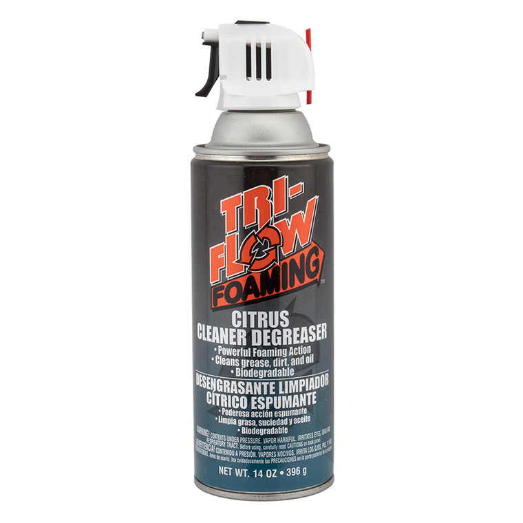 TRI-FLOW CLEANER TRI-FLOW DEGREASER 14ozCITRUS FOAMING TFF230000