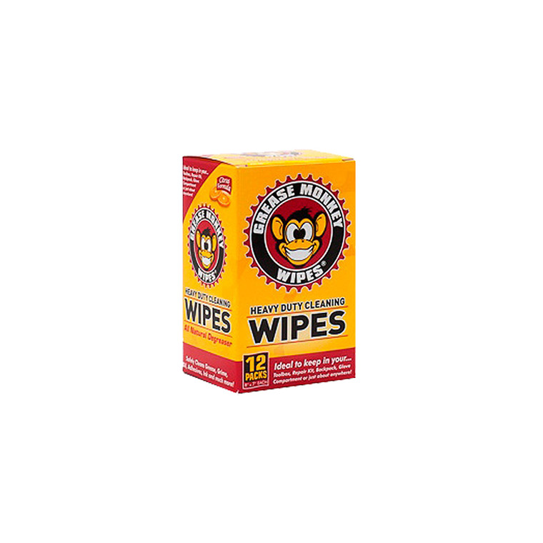 KONG CONCEPTS CLEANING TOWEL GREASE MONKEY WIPES BXof12 GMW0012B