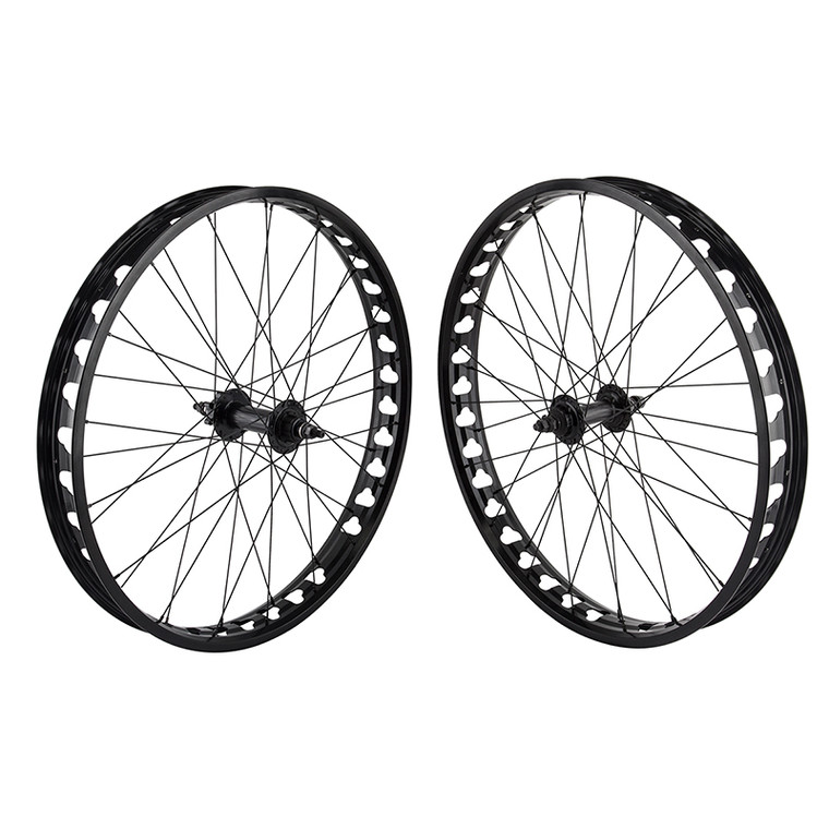 SE BIKES WHL PR 26x4 559x60 SE BIKES BK 36 SE BIKES NON-DISC(FT) 6 BOLT(RR) 1sCAS 3/8 BK 135F/170Rmm DTI2.0BK