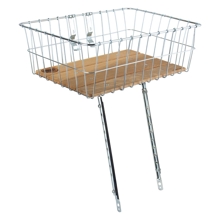 WALD PRODUCTS BASKET WALD 1392WW STD LARGE-18x13x6 WOODY w/MULTIFIT BRACES + 2pc HB CLAMPS FOR UP TO 31.8mm HB 1392WW