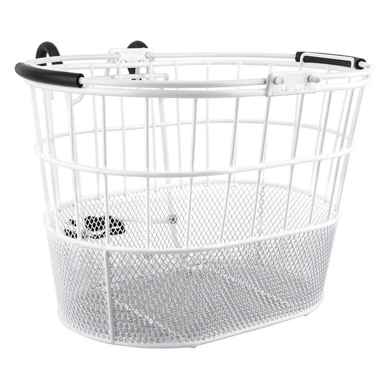 SUNLITE BASKET SUNLT FT WIRE/MESH OVAL L/O STD WH w/BRACKET