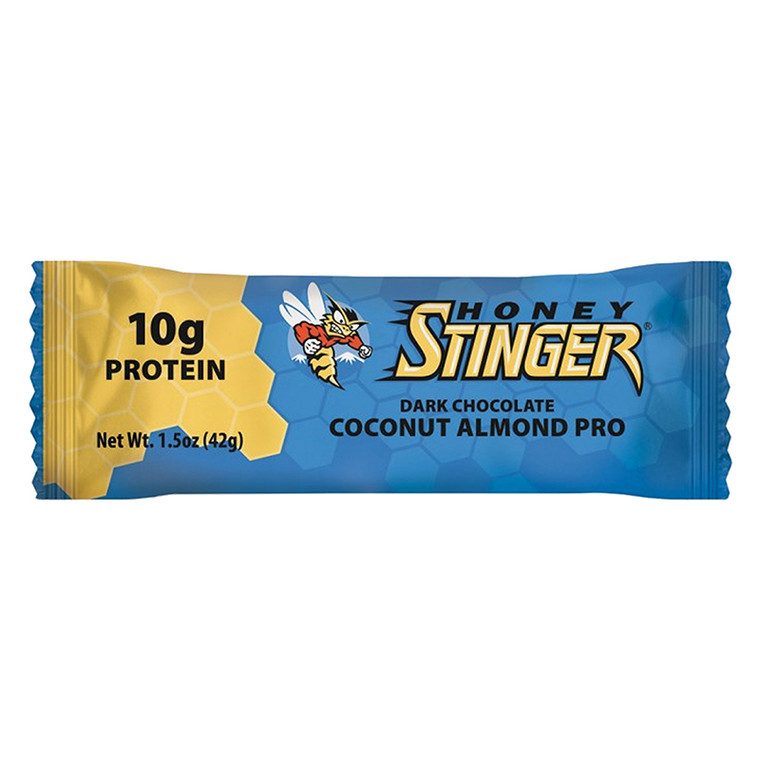 HONEY STINGER FOOD HS BAR PROTEIN SM D-CH/COC/ALM*NEW UPC* BXof15 73119