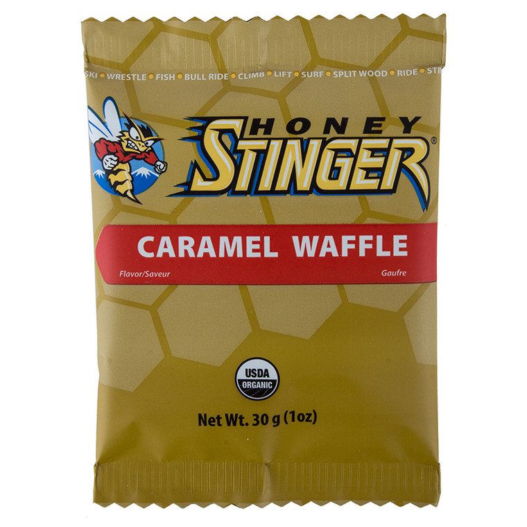 HONEY STINGER FOOD HS WAFFLE ORGANIC CARAMEL BXof16 74816