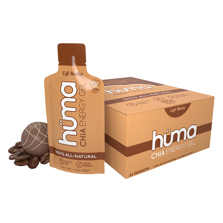 HUMA FOOD HUMA CHIA ENERGY GEL CAFE MOCHA BXof24 MOCHA5