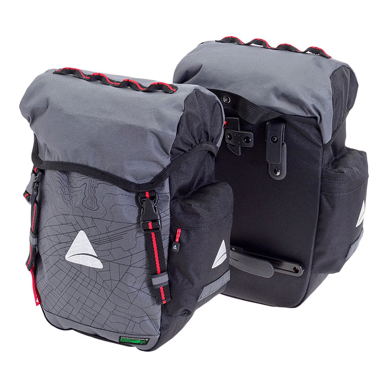 AXIOM BAG AXIOM PANNIER SEYMOUR O-WEAVE 22+ GY/BK 404042-01