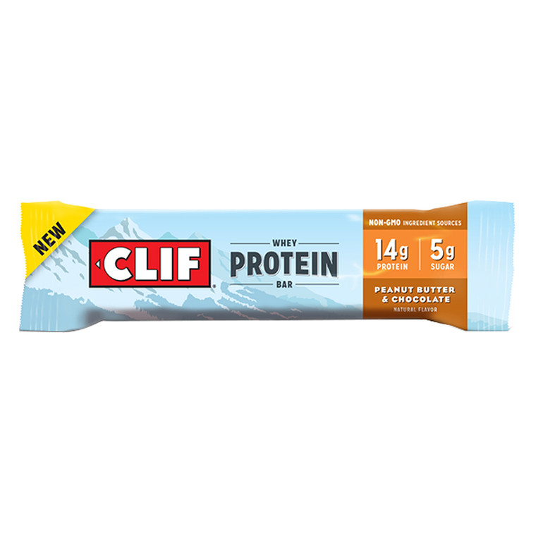 CLIFBAR FOOD CLF WHEY PROTEIN BAR PNUT BUTTER CHOC BXof8 164001