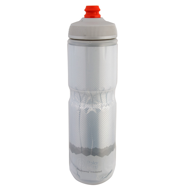 POLAR BOTTLE POLAR BREAKAWAY INSULATED 24oz RIDGE WH/SL INB24OZ01