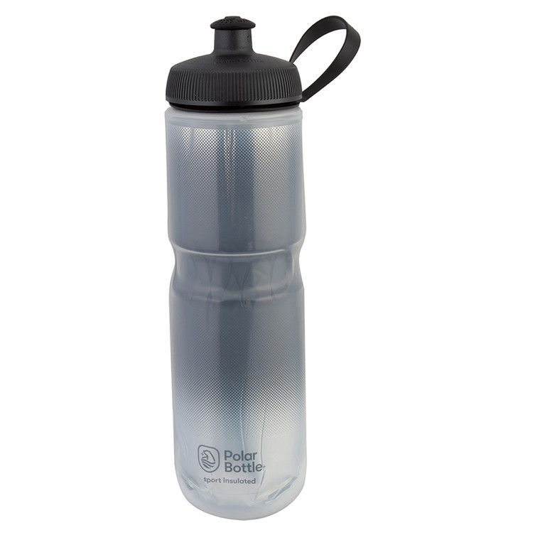 POLAR BOTTLE POLAR SPORT INSULATED 24oz FADE CHARCOAL/SL INS24OZ02