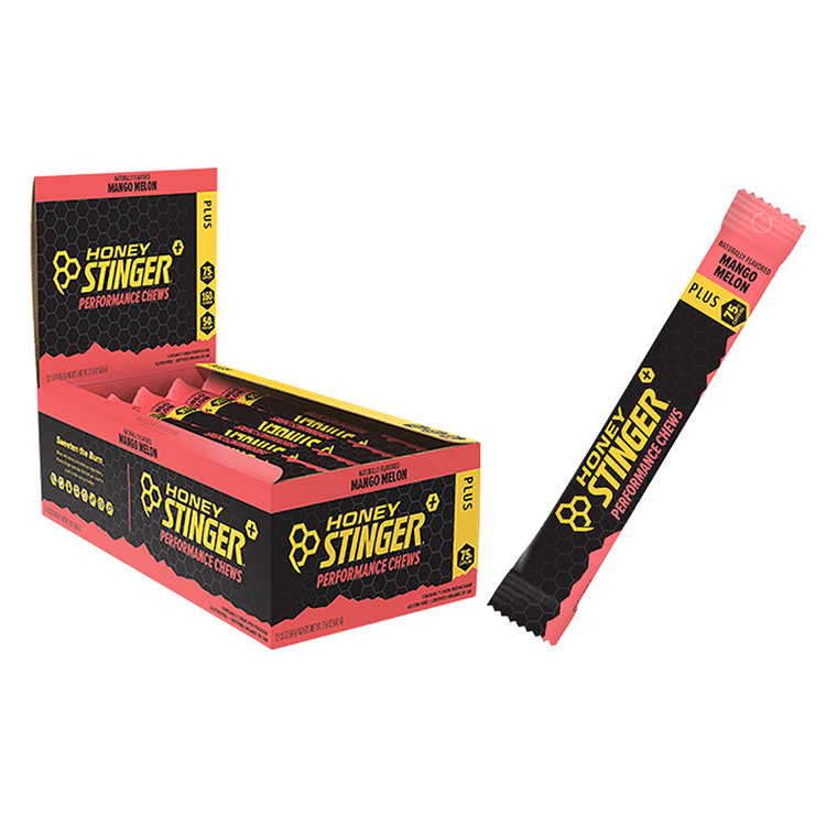 HONEY STINGER FOOD HS CHEW PERFORMANCE MANGO MELON BXof12 78212