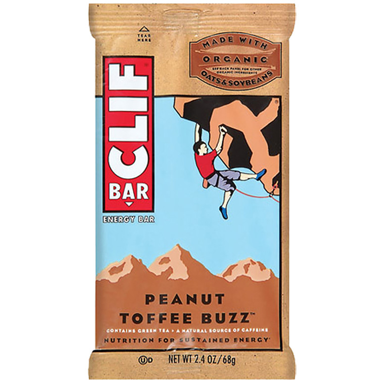 CLIFBAR FOOD CLF BAR PEANUT TOFFEE BUZZ BXof12 160028