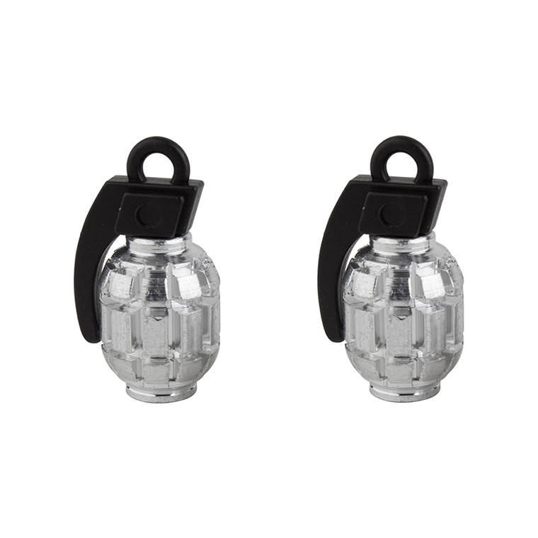 BLACK OPS VALVE CAPS BK-OPS GRENADE SV SIL